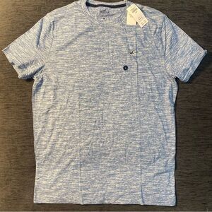 Hollister Light Blue Heather Short Sleeve Tee Men’s Size Large